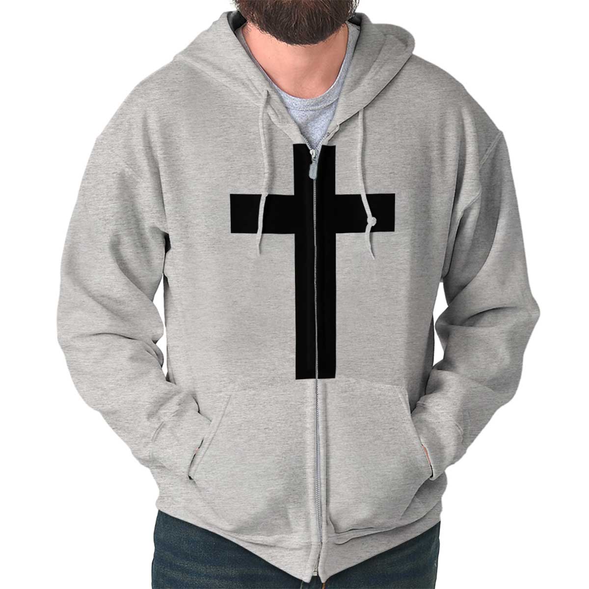 Cross Zip Hoodie