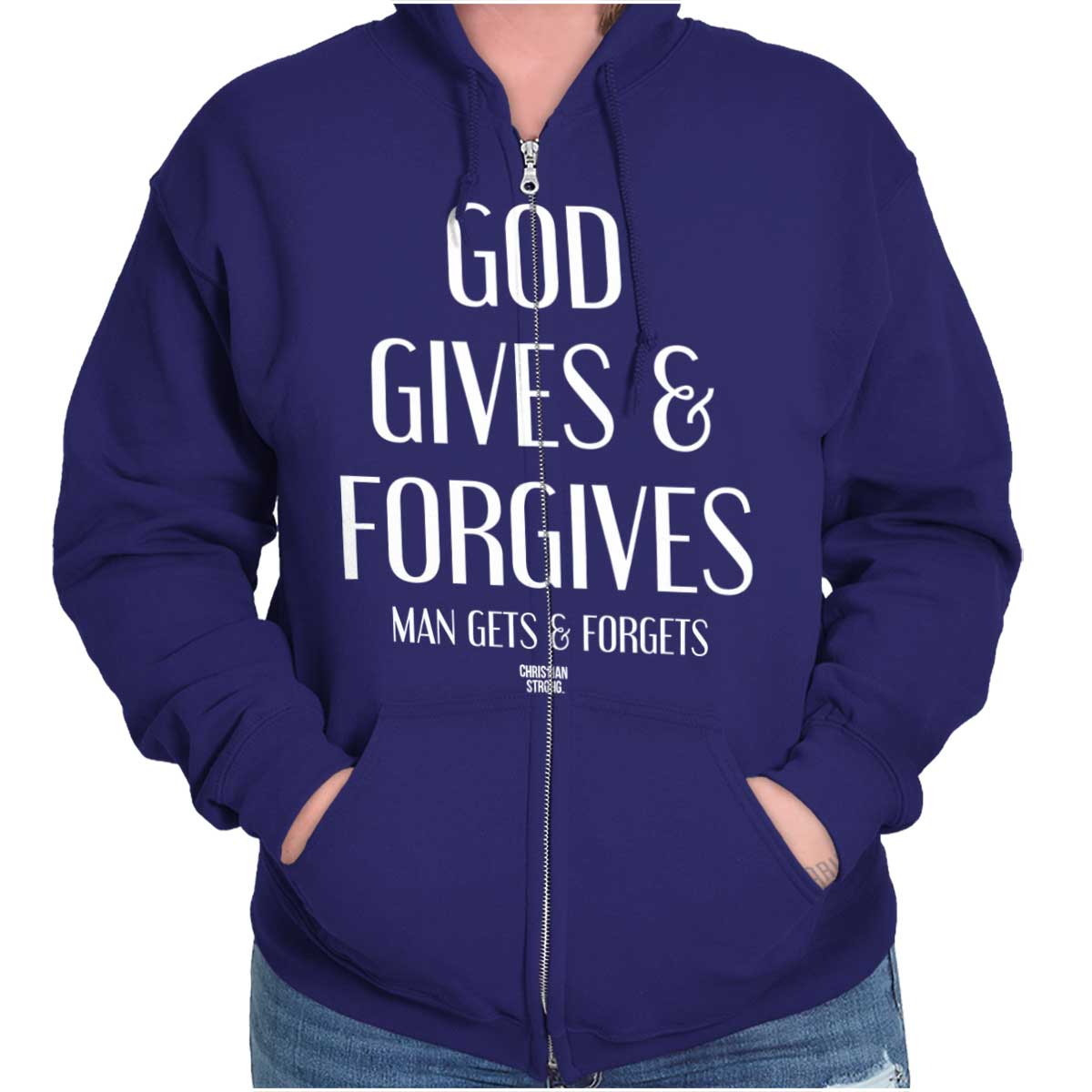 God Forgives Zip Hoodie