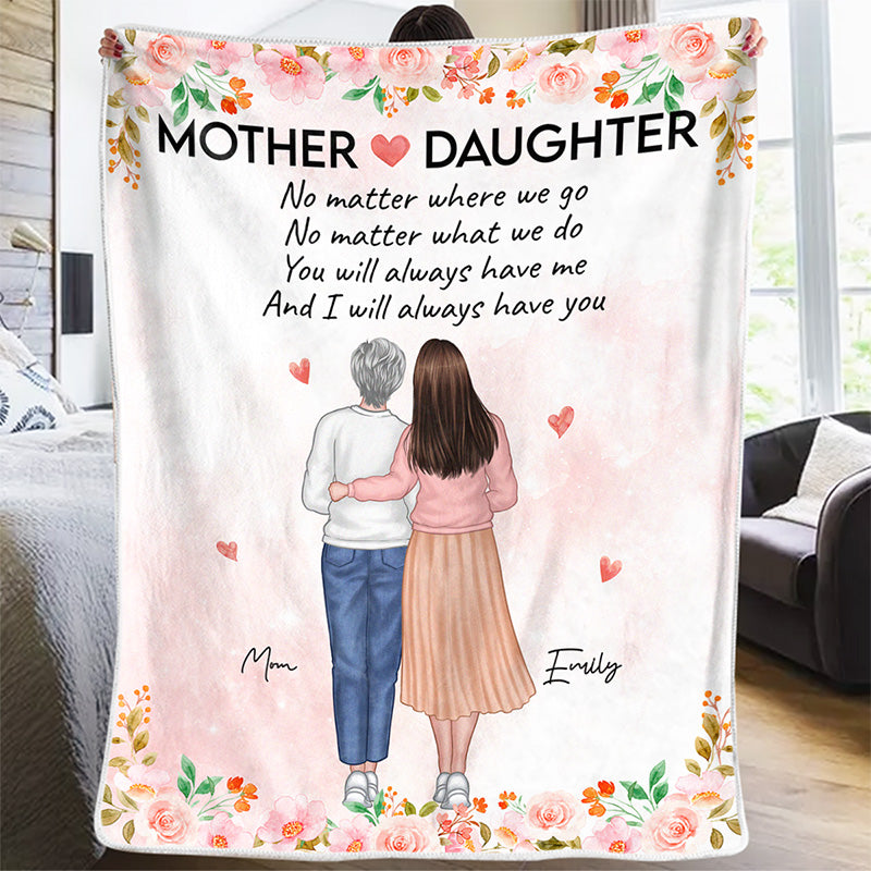 You Are A Unique Mom – Family Personalized Custom Blanket – Gift For Mom From Daughter, Gift for Mothers Day