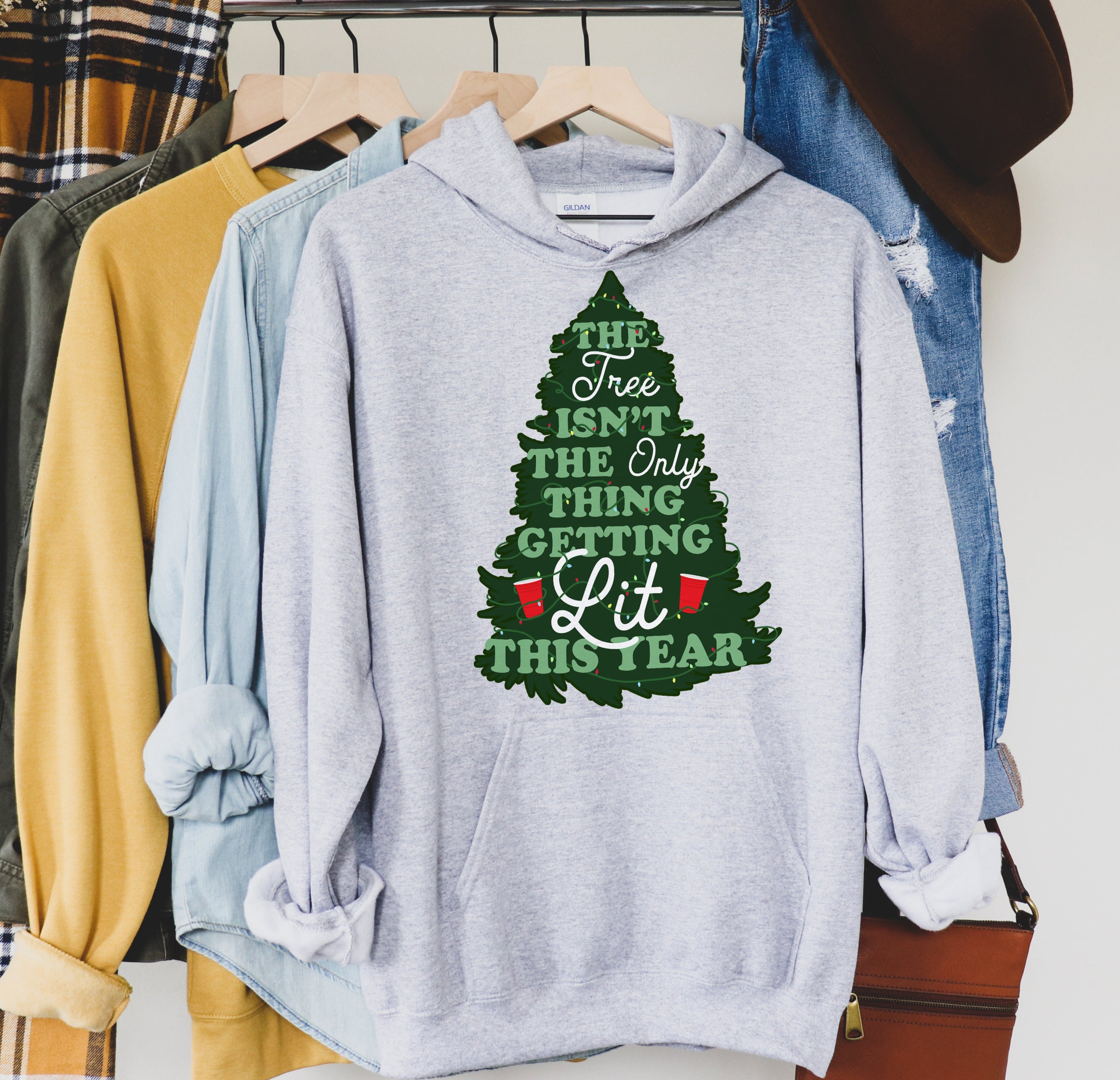 The Tree Isn’T The Only Thing Getting Lit This Year Hoodie