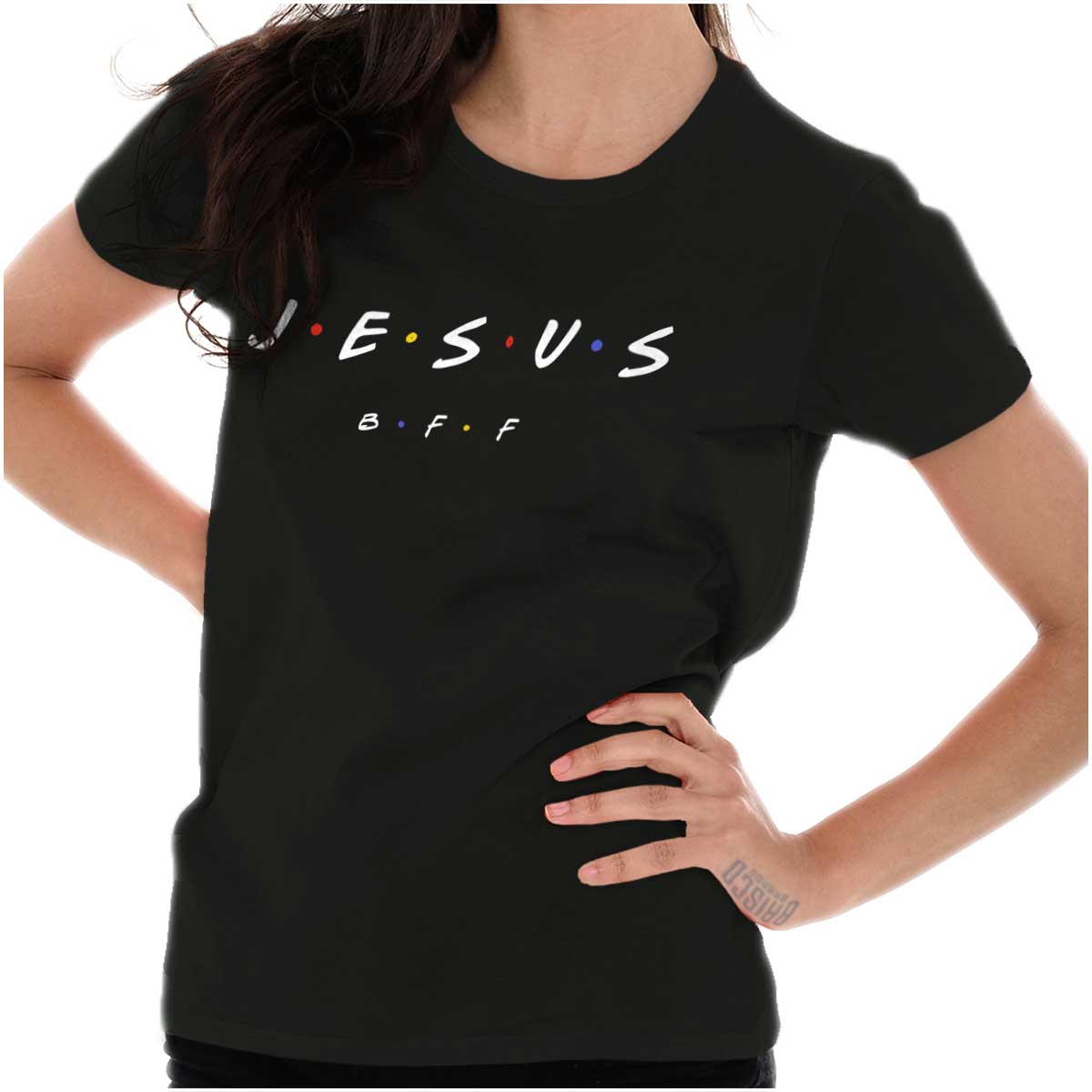 Jesus Christ Bff Ladies T Shirt