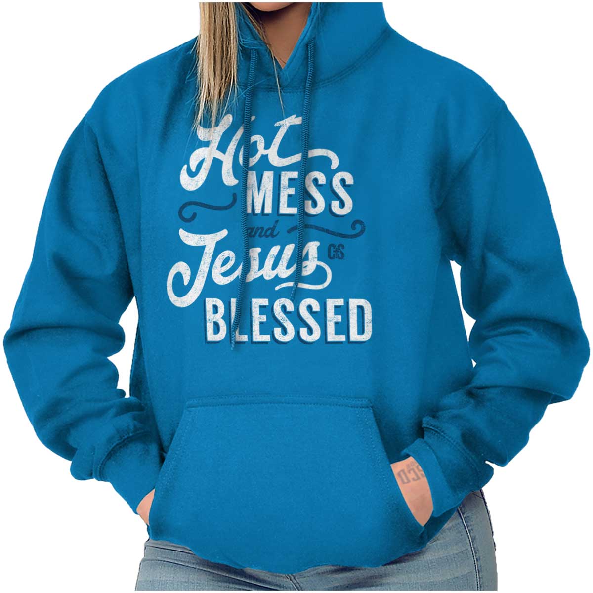 Hot Mess Blessed Hoodie