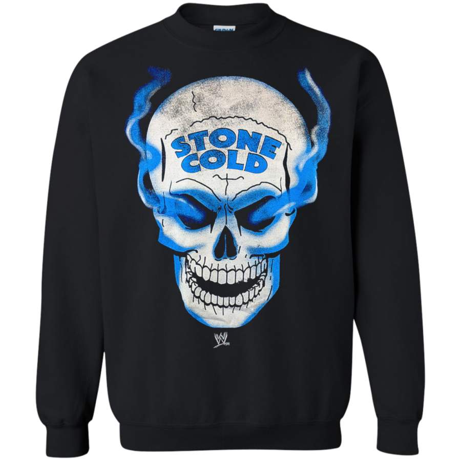 WWE Men’s Stone Cold Steve Austin Skull Pullover Sweatshirt