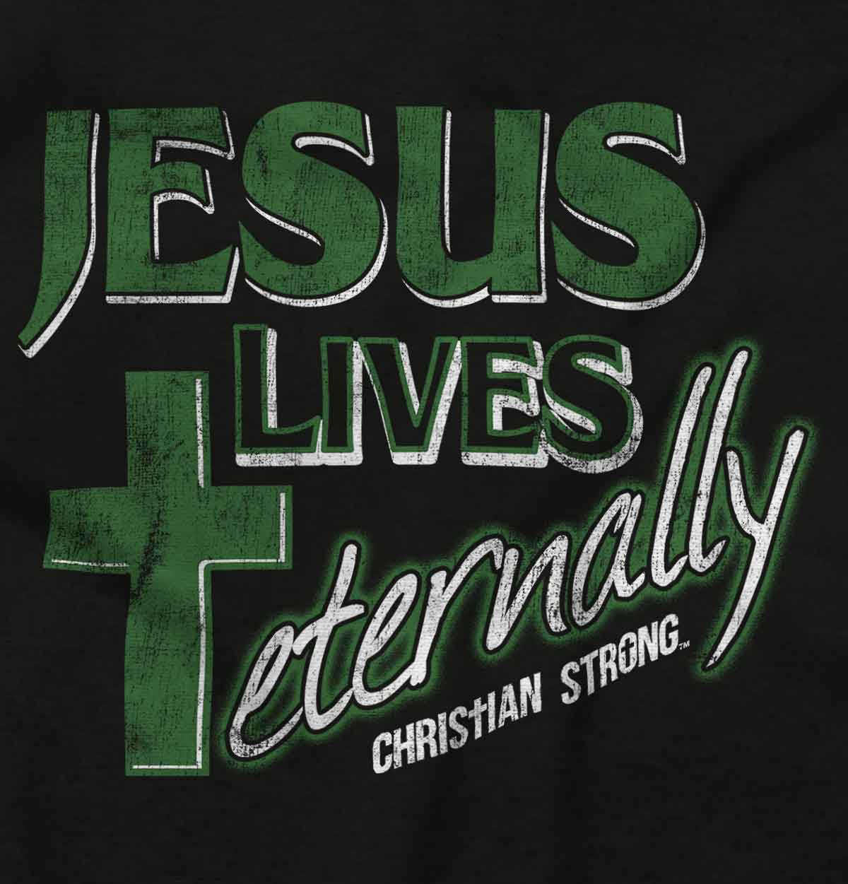 Jesus Lives Eternally Youth Zip Hoodie