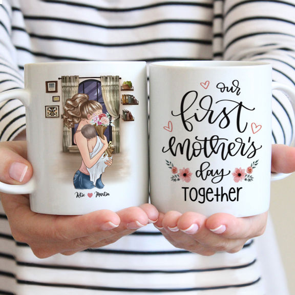 Mother’s Day Gift – Our first mother’s day together – Mother’s Day Gift For Mom – Personalized Mug