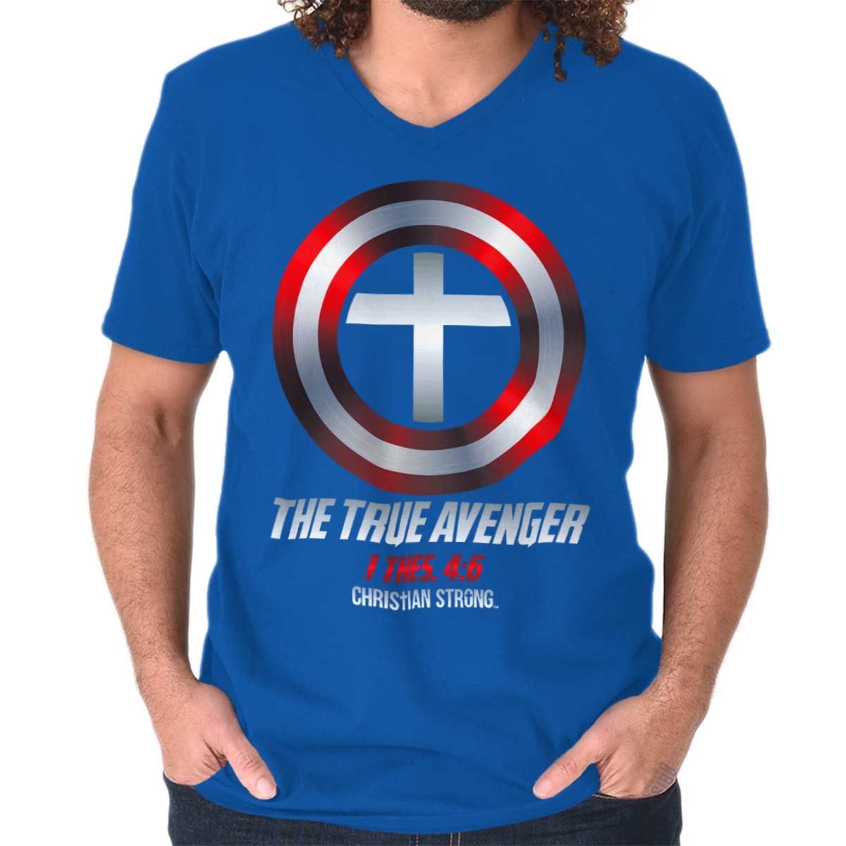 True Avenger V-Neck T Shirt