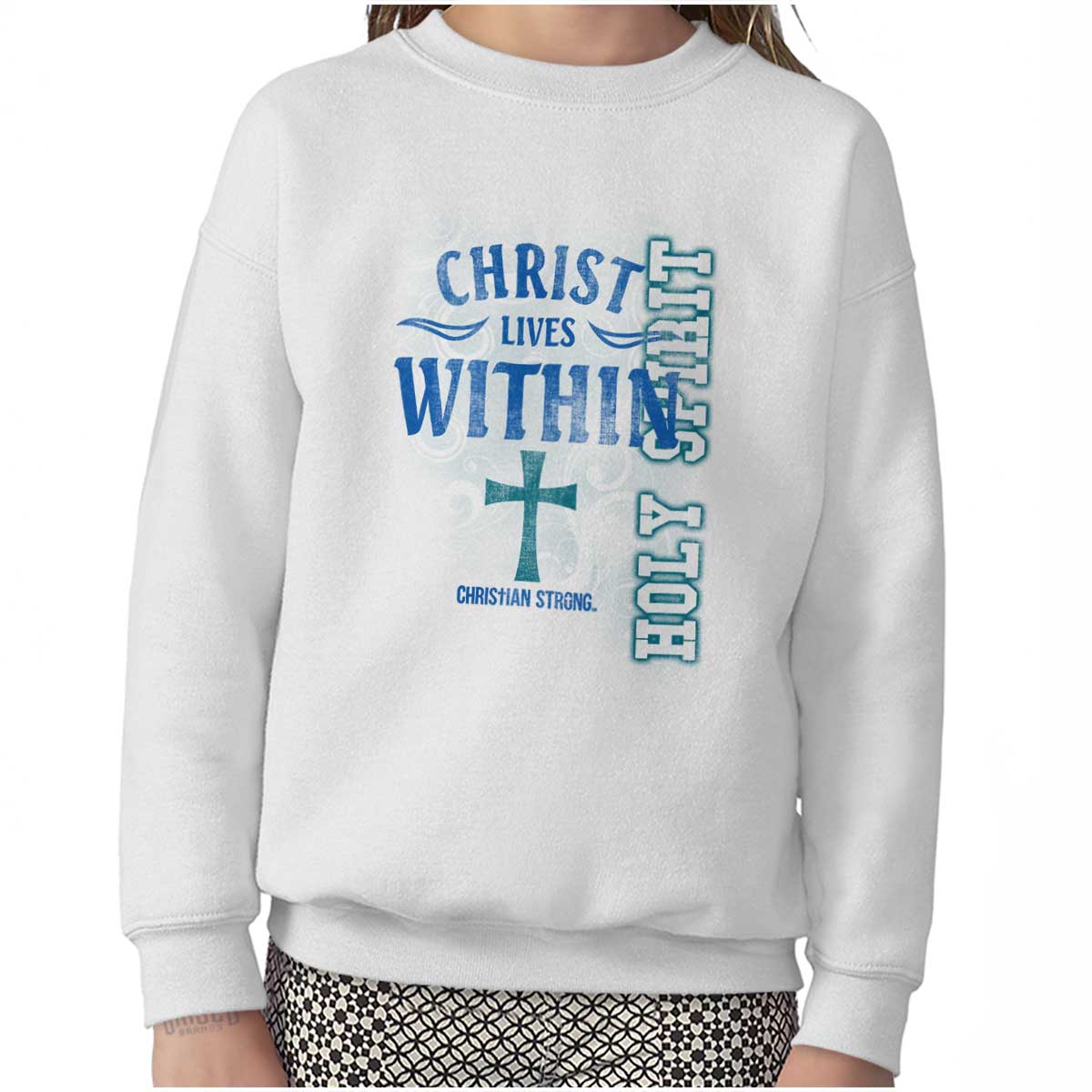 Christ Lives Within Youth Sweatshirt