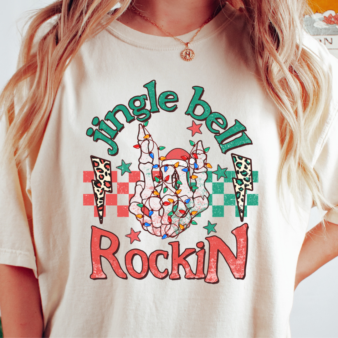 Jingle Bell Rockin Skeleton Shirt