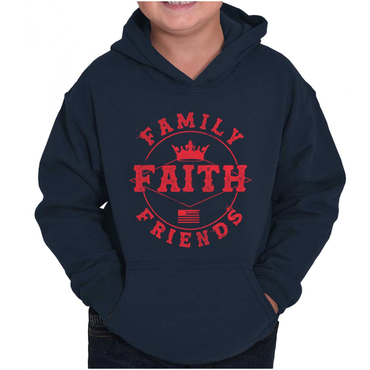 Faith Family Friends Youth Hoodie