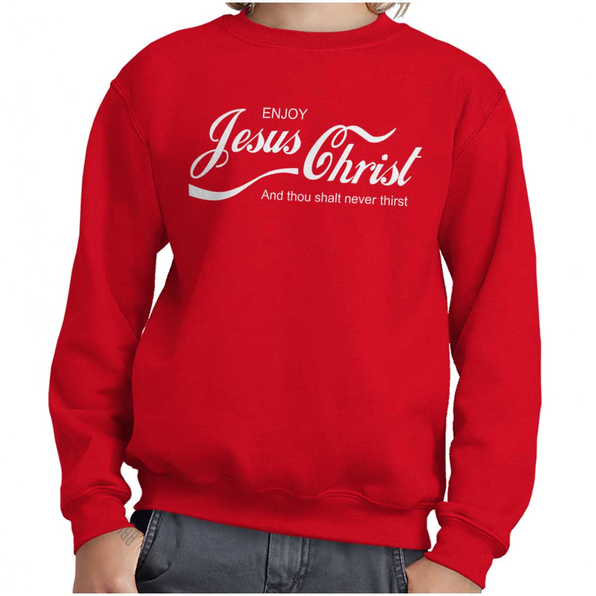 Enjoy Jesus Christ Youth Sweatshirt