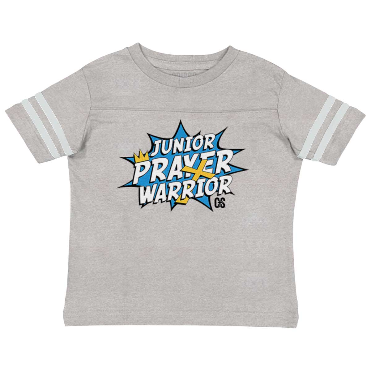 Prayer Warrior Toddler Football Jersey T-Shirt