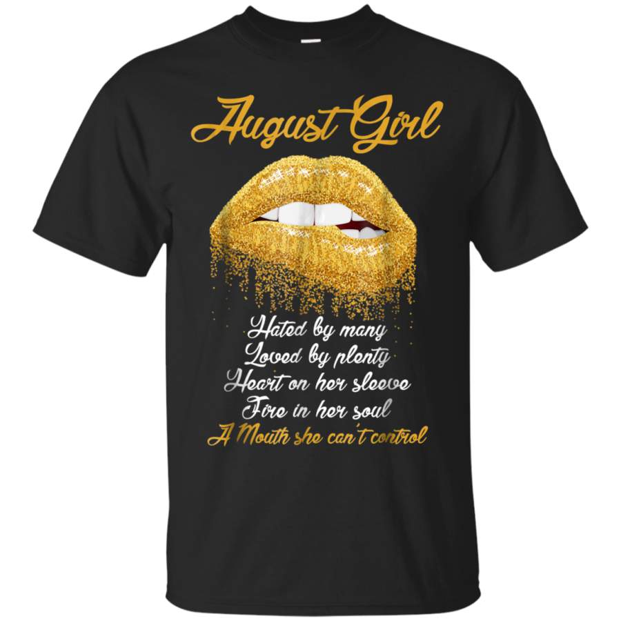 AGR August Girl T Shirt Slay Lip