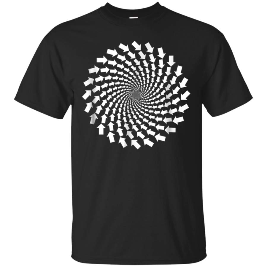 AGR Arrow Around and Down the Wormhole Tshirt Optical Illusion