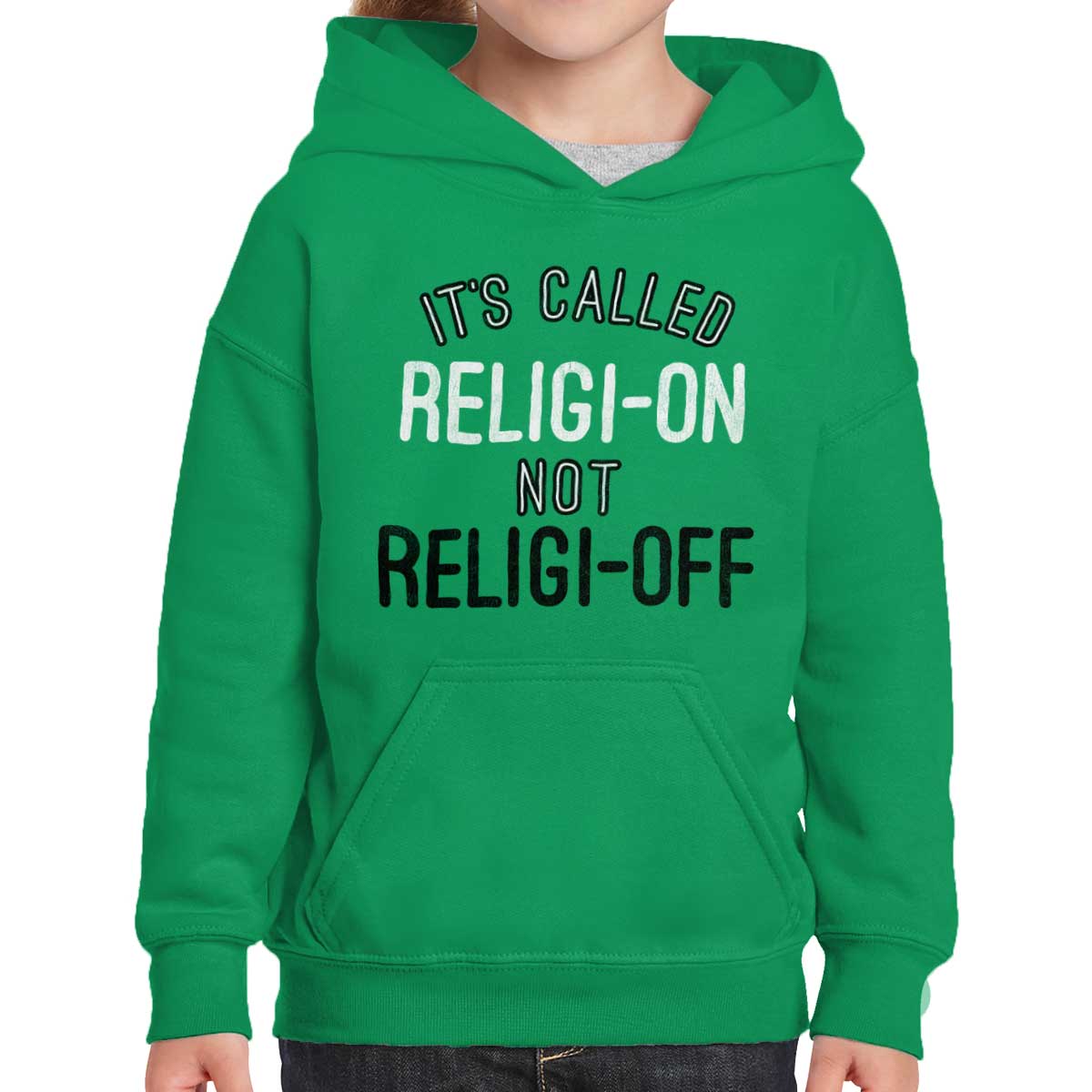 Religi-On Not Religi-Off Youth Hoodie