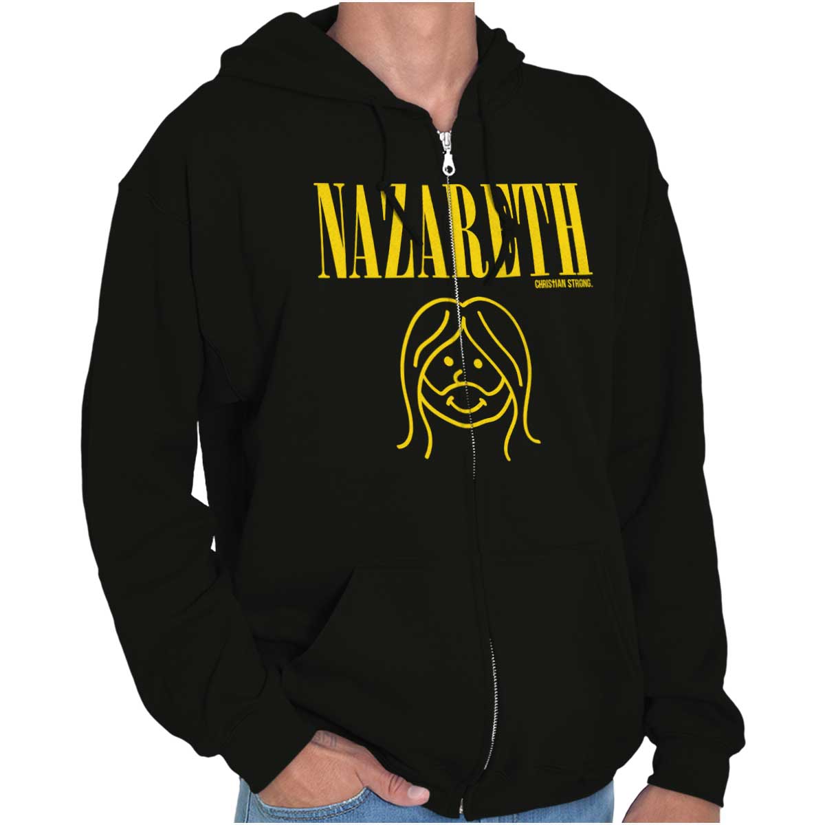 Nazareth Christian Rock Zip Hoodie