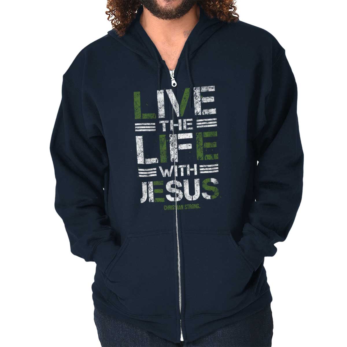 Live The Life Zip Hoodie