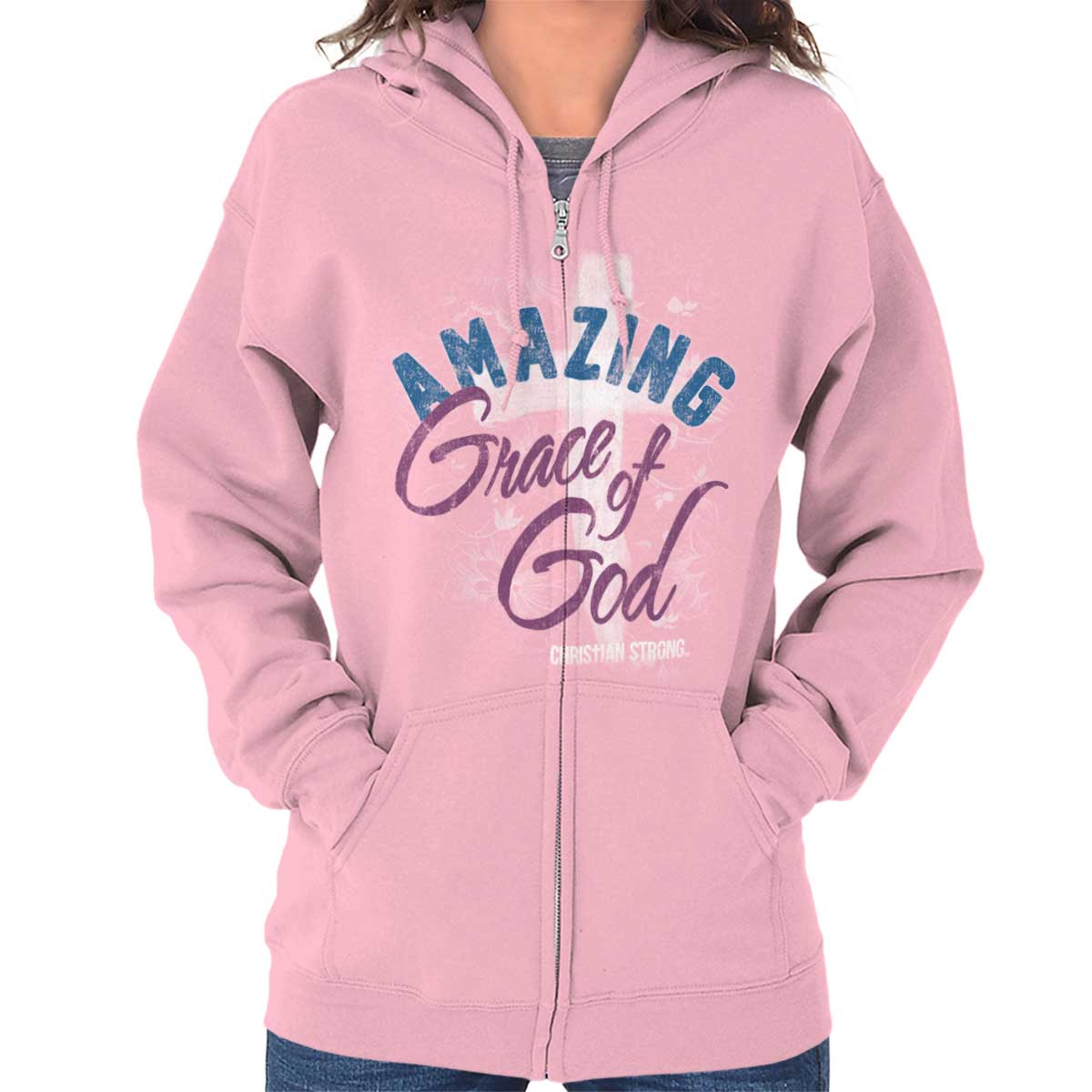 Grace Of God Zip Hoodie